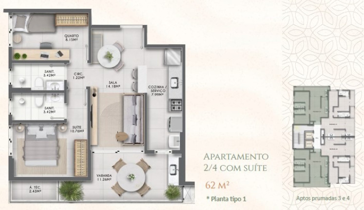 Imagem Apartamento com 2 Quartos à Venda, 69 m² em Barra - Salvador Imagem Apartamento com 2 Quartos à Venda, 69 m² em Barra - Salvador