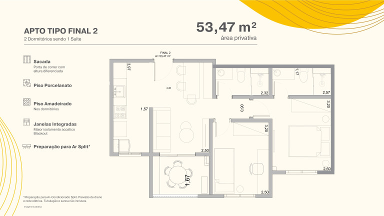 Imagem Imóvel com 2 Quartos à Venda, 53 m² em Terras De Santa Martha - Bonfim Paulista - Ribeirão Preto