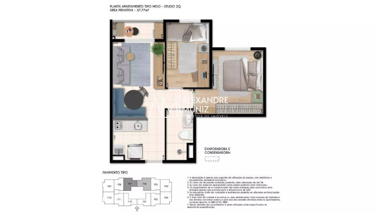 Imagem Apartamento com 2 Quartos à Venda, 37 m² em Benfica - Fortaleza Imagem Apartamento com 2 Quartos à Venda, 37 m² em Benfica - Fortaleza