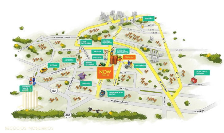 Imagem Apartamento com 3 Quartos à Venda, 61 m² em Setor Sudoeste - Goiânia Imagem Apartamento com 3 Quartos à Venda, 61 m² em Setor Sudoeste - Goiânia