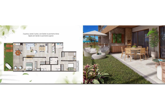 Imagem Apartamento com 3 Quartos à Venda, 110 m² em Praia De Itacimirim - Camaçari Imagem Apartamento com 3 Quartos à Venda, 110 m² em Praia De Itacimirim - Camaçari