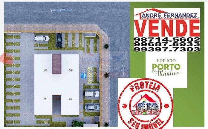 Imagem Apartamento com 3 Quartos para Alugar, 75 m² em Bairro Novo - Olinda Imagem Apartamento com 3 Quartos para Alugar, 75 m² em Bairro Novo - Olinda