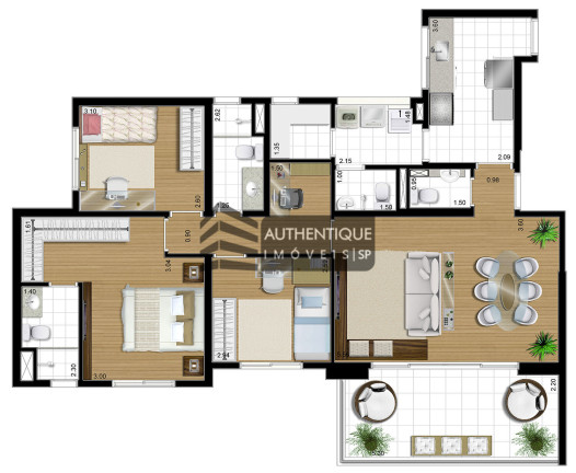 Imagem Apartamento com 3 Quartos à Venda, 107 m² em Vila Lusitânia - São Bernardo Do Campo Imagem Apartamento com 3 Quartos à Venda, 107 m² em Vila Lusitânia - São Bernardo Do Campo