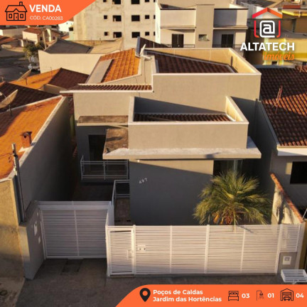 Imagem Casa com 3 Quartos à Venda, 243 m² em Jardim Das Hortênsias - Poços De Caldas