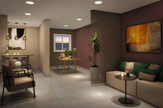 Apartamento com 2 Quartos à Venda, 37 m² em Terceira Divisão De Interlagos - São Paulo
