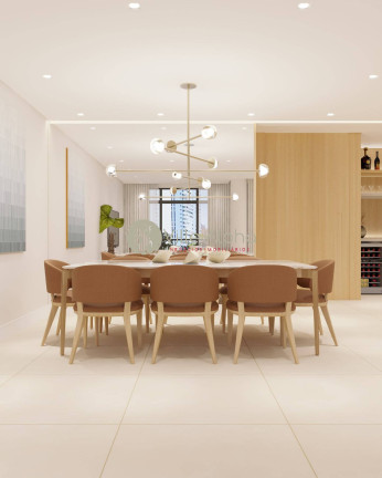 Imagem Apartamento com 3 Quartos à Venda, 185 m² em Pompeia - Santos