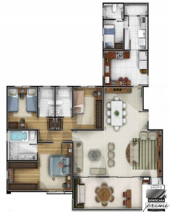 Imagem Apartamento com 4 Quartos à Venda, 166 m² em Parque Campolim - Sorocaba