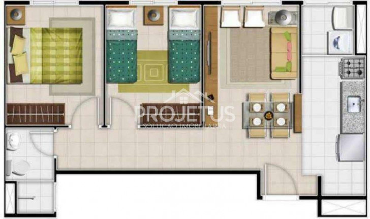 Imagem Apartamento com 2 Quartos à Venda, 47 m² em Jardim Elizabete - Taboão Da Serra Imagem Apartamento com 2 Quartos à Venda, 47 m² em Jardim Elizabete - Taboão Da Serra