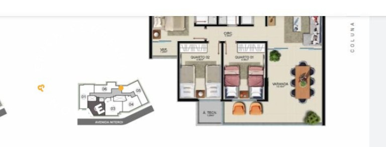 Imagem Apartamento com 3 Quartos à Venda, 95 m² em Praia Do Morro - Guarapari