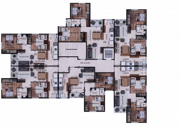 Imagem Apartamento com 2 Quartos à Venda, 5.096 m² em Residencial Nova Era - Valinhos