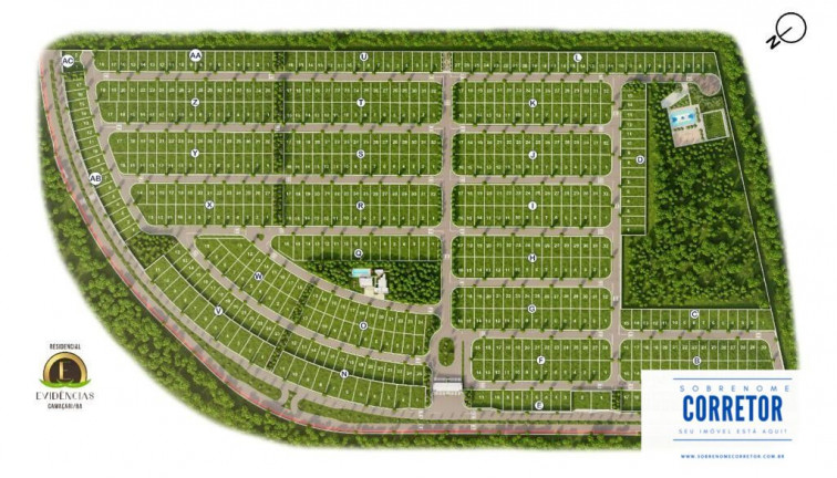 Imagem Terreno à Venda, 300 m² em Parque Nascente Do Rio Capivara - Camaçari Imagem Terreno à Venda, 300 m² em Parque Nascente Do Rio Capivara - Camaçari