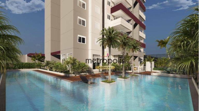 Imagem Cobertura com 3 Quartos à Venda, 176 m² em Vila Valparaíso - Santo André
