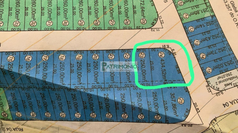 Terreno à Venda, 250 m² em Residencial Coração De Jesus - Jaguariúna