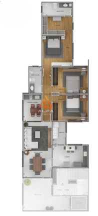 Imagem Apartamento com 3 Quartos à Venda, 105 m²