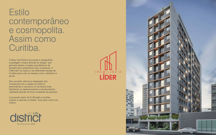 Imagem Apartamento com 1 Quarto à Venda, 22 m² em Centro - Curitiba Imagem Apartamento com 1 Quarto à Venda, 22 m² em Centro - Curitiba