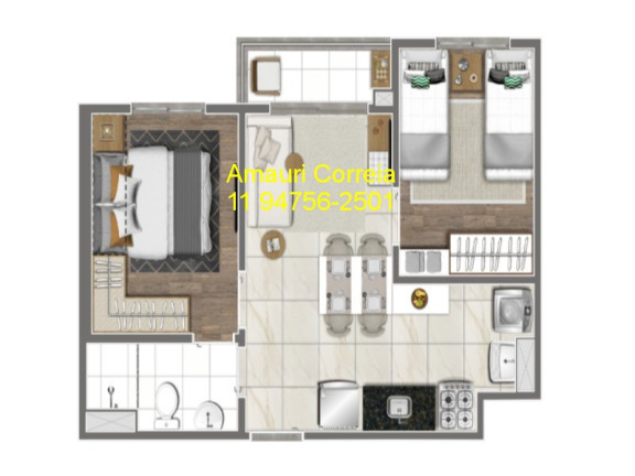 Imagem Imóvel com 2 Quartos à Venda, 38 m² em Pirituba - São Paulo