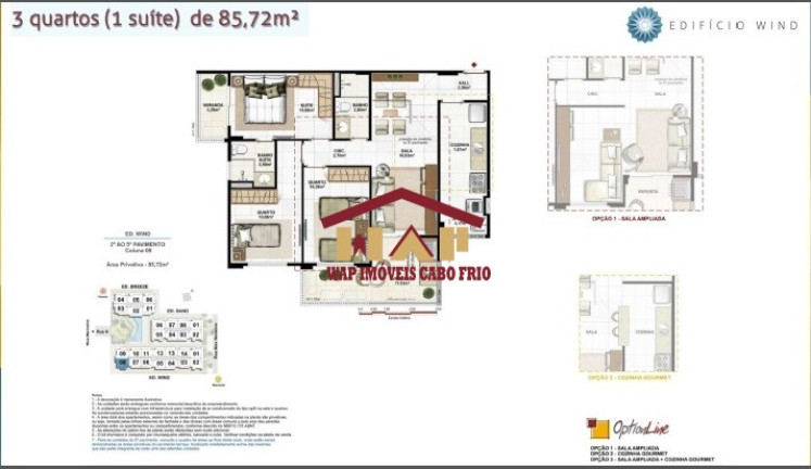 Imagem Apartamento com 2 Quartos à Venda,  em Algodoal - Cabo Frio