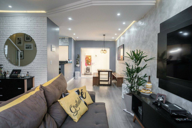Imagem Casa com 3 Quartos à Venda, 118 m² em Vila Homero Thon - Santo André Imagem Casa com 3 Quartos à Venda, 118 m² em Vila Homero Thon - Santo André