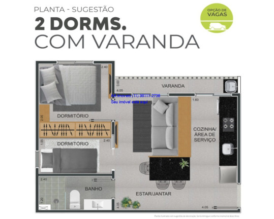 Imagem Apartamento com 1 Quarto à Venda, 32 m² em Novo Osasco - Osasco