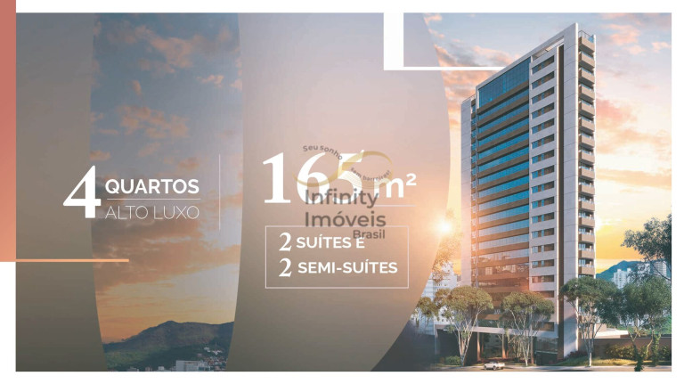 Apartamento com 4 Quartos à Venda, 164 m² em Serra - Belo Horizonte