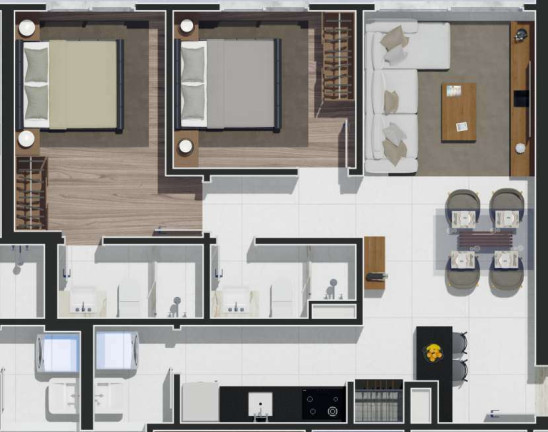 Imagem Apartamento com 1 Quarto à Venda, 65 m² em Zona Nova - Capão Da Canoa