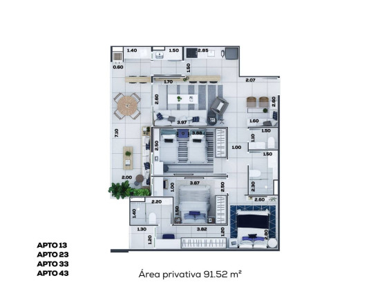 Imagem Apartamento com 3 Quartos à Venda, 85 m² em Itaguá - Ubatuba Imagem Apartamento com 3 Quartos à Venda, 85 m² em Itaguá - Ubatuba