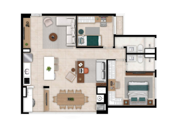 Imagem Imóvel com 1 Quarto à Venda, 49 m² em água Branca - São Paulo