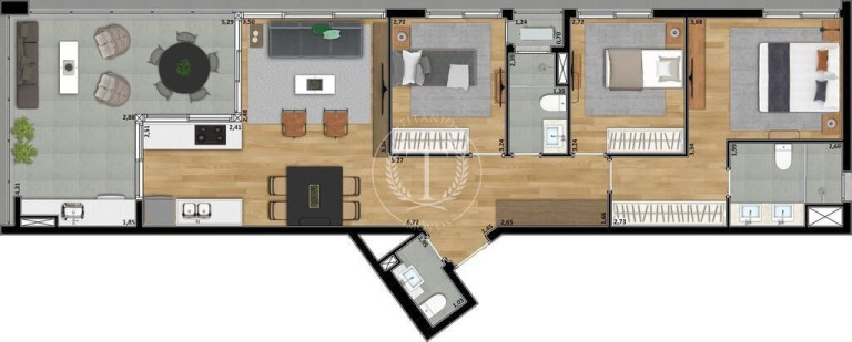 Imagem Apartamento com 3 Quartos à Venda, 106 m² em Perdizes - São Paulo