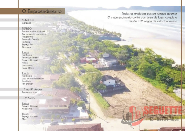Apartamento com 3 Quartos à Venda, 21 m² em Jd. Vista Linda - Bertioga