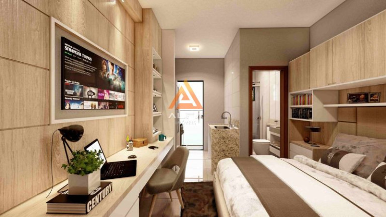 Imagem Kitnet com 1 Quarto à Venda, 20 m² em Centro - Barbacena