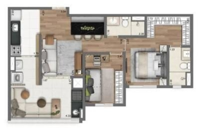 Imagem Imóvel com 3 Quartos à Venda, 84 m² em Panamby - São Paulo
