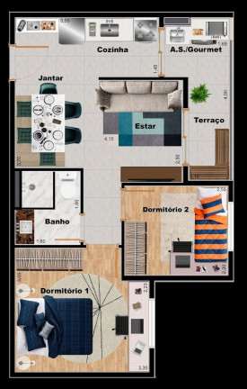 Imagem Apartamento com 2 Quartos à Venda, 41 m² em Vila Ré - São Paulo Imagem Apartamento com 2 Quartos à Venda, 41 m² em Vila Ré - São Paulo