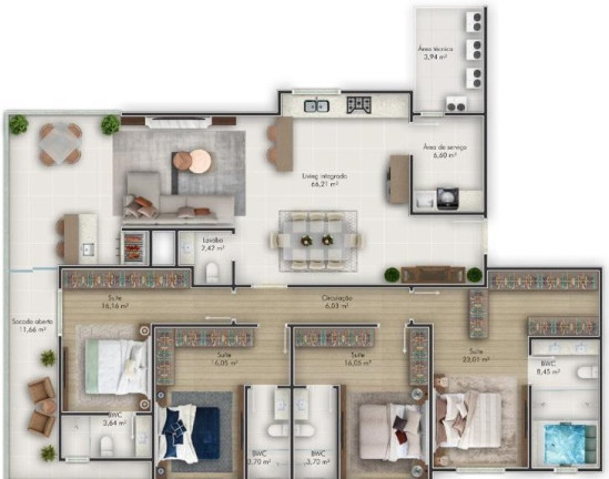 Imagem Apartamento com 4 Quartos à Venda, 206 m² em Meia Praia - Itapema Imagem Apartamento com 4 Quartos à Venda, 206 m² em Meia Praia - Itapema