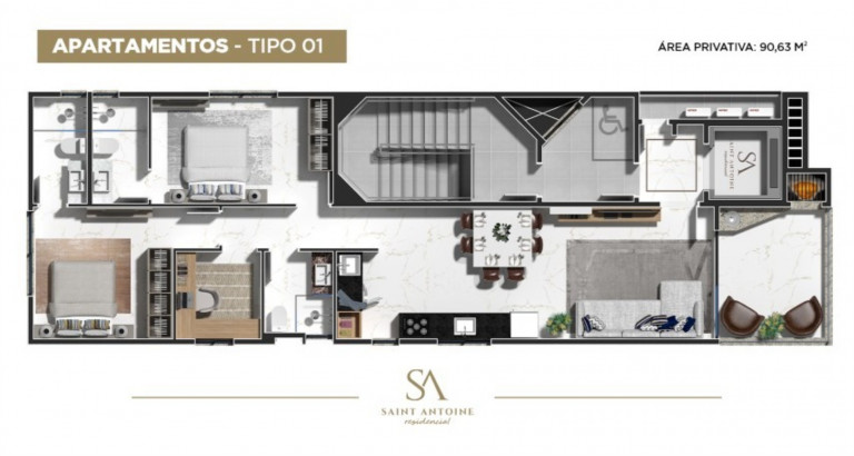 Imagem Imóvel com 2 Quartos à Venda, 134 m² em Praia Brava De Itajaí - Itajaí Imagem Imóvel com 2 Quartos à Venda, 134 m² em Praia Brava De Itajaí - Itajaí