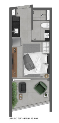 Imagem Imóvel com 1 Quarto à Venda, 76 m² em Vila Pompéia - São Paulo
