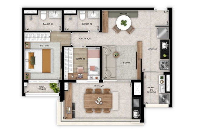 Imagem Apartamento com 3 Quartos à Venda, 97 m² em Tatuapé - São Paulo