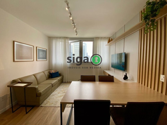 Imagem Apartamento com 1 Quarto para Alugar, 38 m² em Brooklin - São Paulo Imagem Apartamento com 1 Quarto para Alugar, 38 m² em Brooklin - São Paulo