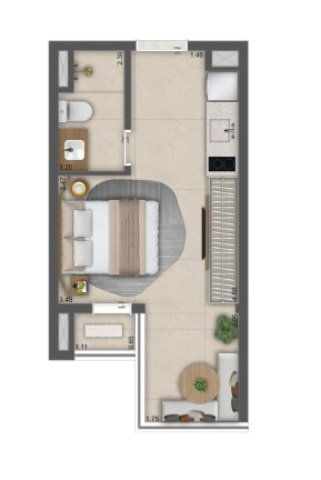 Imagem Apartamento com 1 Quarto à Venda, 27 m² em Pinheiros - São Paulo Imagem Apartamento com 1 Quarto à Venda, 27 m² em Pinheiros - São Paulo