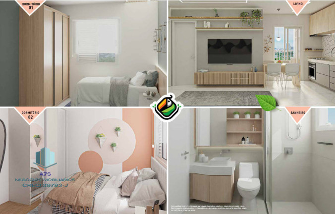 Imagem Apartamento com 2 Quartos à Venda, em Jardim Novo Mundo - Sorocaba Imagem Apartamento com 2 Quartos à Venda, em Jardim Novo Mundo - Sorocaba