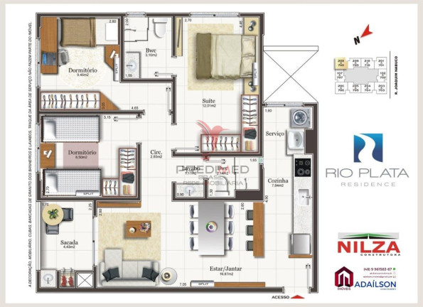 Imagem Apartamento com 3 Quartos à Venda, 8.466 m² em Capoeiras - Florianópolis