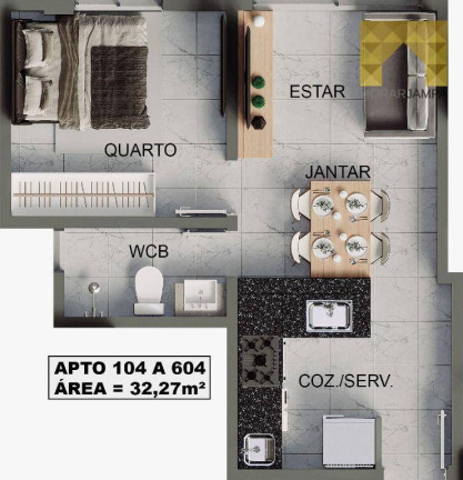 Imagem Apartamento com 2 Quartos à Venda, 53 m² em Bessa - João Pessoa