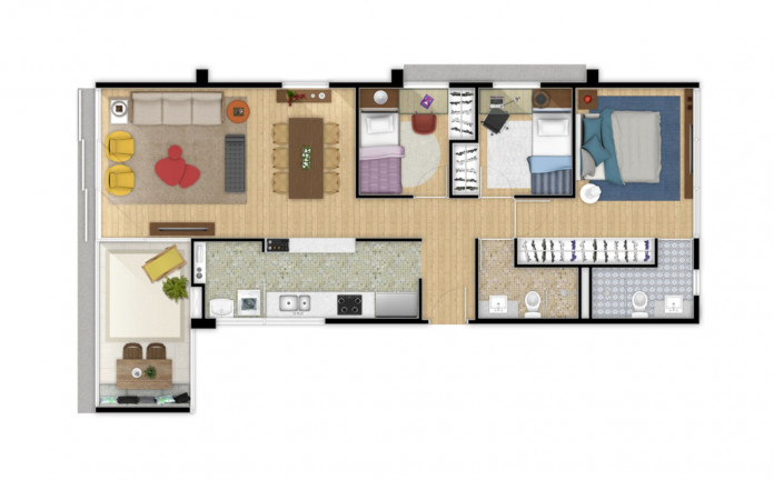 Imagem Imóvel com 3 Quartos à Venda, 84 m² em Perdizes - São Paulo