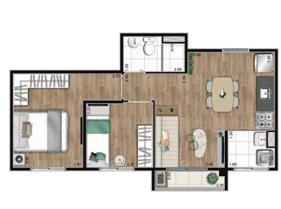 Imagem Apartamento com 2 Quartos à Venda, 41 m² em Jardim Celeste - São Paulo Imagem Apartamento com 2 Quartos à Venda, 41 m² em Jardim Celeste - São Paulo