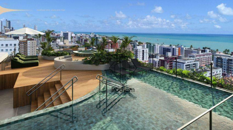 Imagem Apartamento com 2 Quartos à Venda, 50 m² em Cabo Branco - João Pessoa