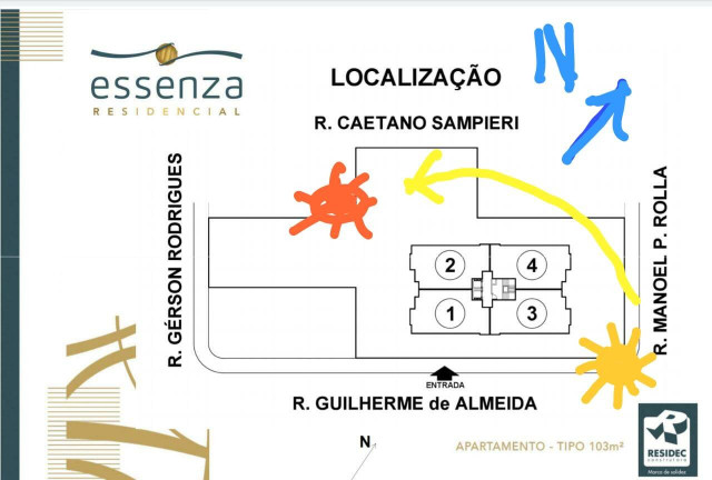 Imagem Apartamento com 3 Quartos à Venda, 103 m² em Bauru Imagem Apartamento com 3 Quartos à Venda, 103 m² em Bauru