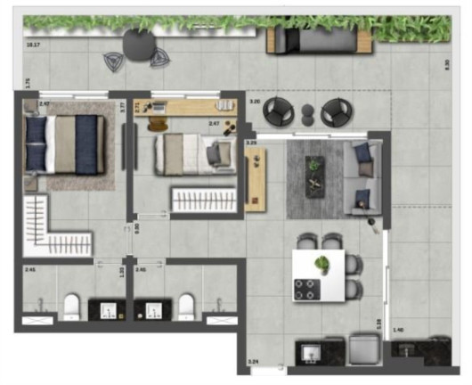Imagem Imóvel com 3 Quartos à Venda, 85 m² em Moema - São Paulo