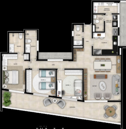 Imagem Imóvel com 3 Quartos à Venda, 137 m² em Botafogo - Rio De Janeiro