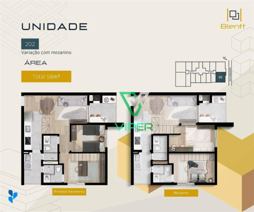 Imagem Apartamento com 2 Quartos à Venda, 58 m² em Portão - Curitiba