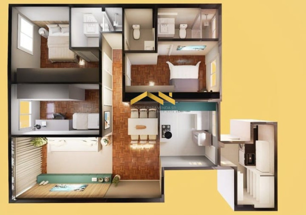 Imagem Apartamento com 3 Quartos à Venda, 91 m² em Itaim Bibi - São Paulo