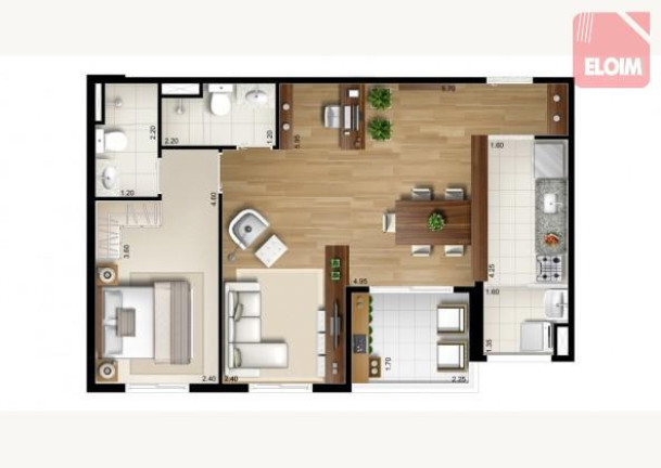 Imagem Apartamento com 2 Quartos à Venda, 56 m² em Bom Retiro - São Paulo Imagem Apartamento com 2 Quartos à Venda, 56 m² em Bom Retiro - São Paulo